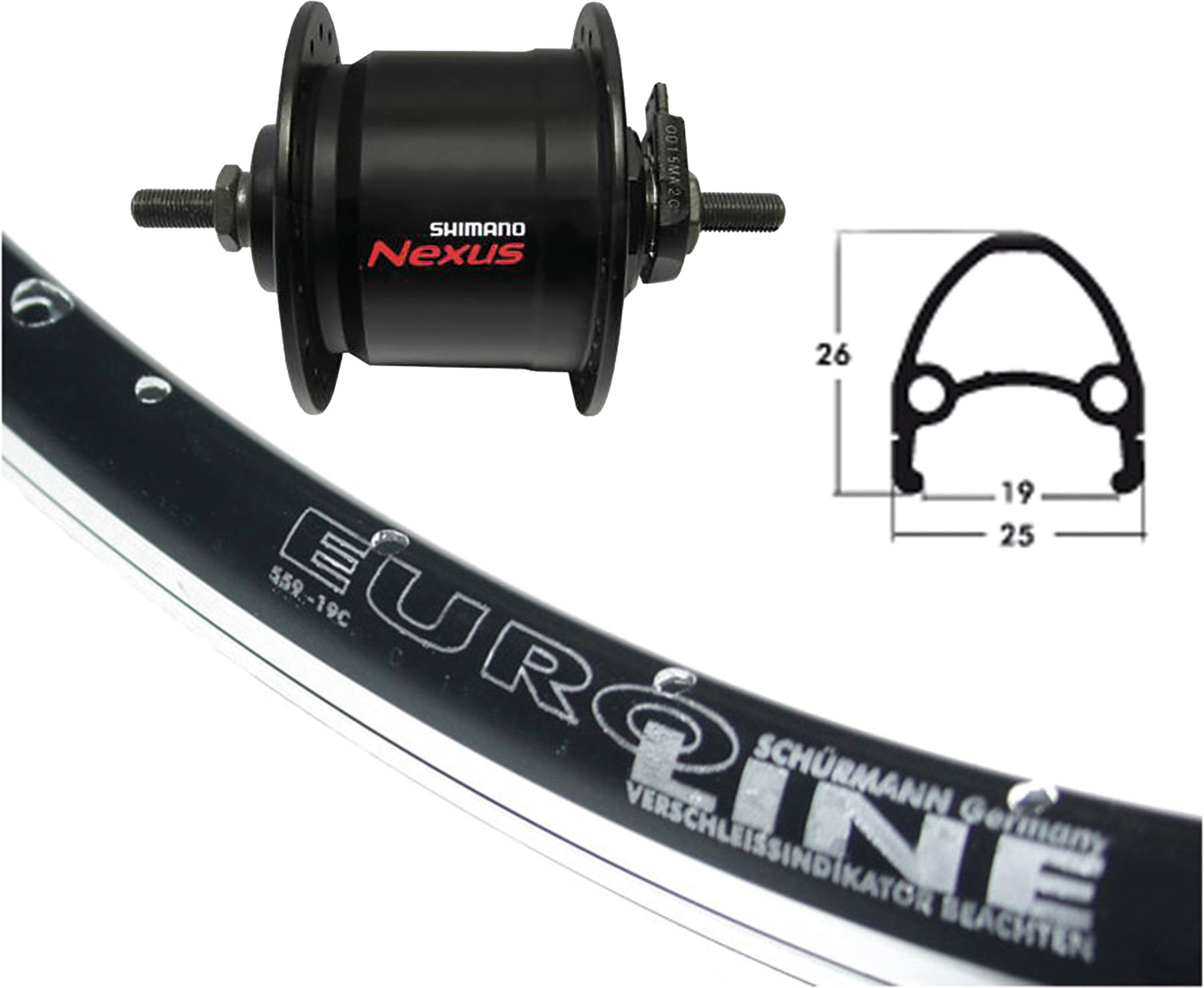 BBF Teile & Zubehör Euroline 26 x 1.75 - BBF Teile & Zubehör